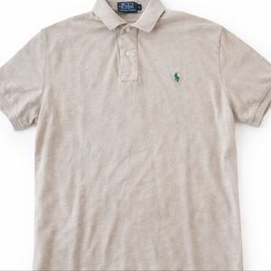 Polo by Ralph Lauren Men's Beige Polo Shirt